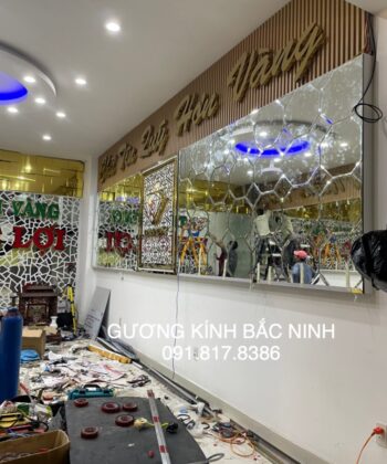 Gương trang trí tiệm vàng ở Bắc Ninh